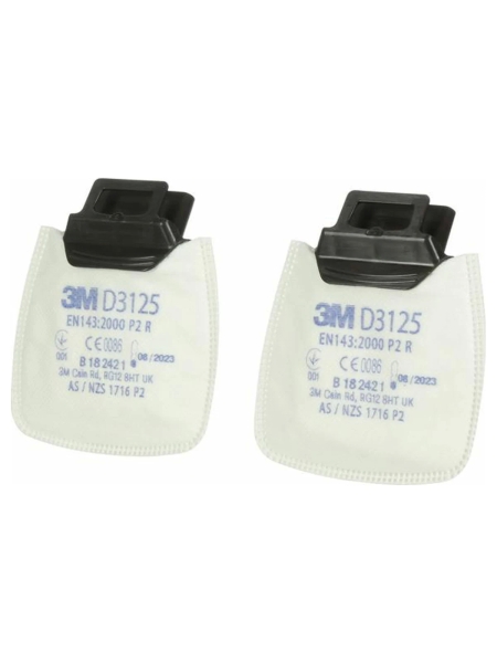 Противоаэрозольный фильтр 3М Secure Click D3125 класс защиты P2R, 2 шт 7100197481