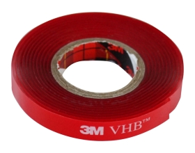 Монтажная двусторонняя лента 3M VHB 4910F прозрачная,19 мм x 3 м 7000072294