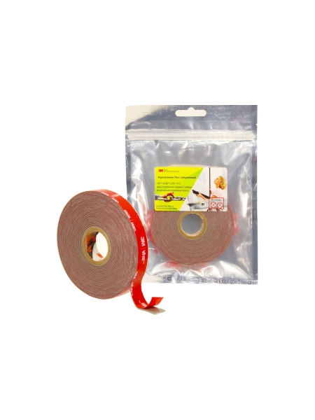 Двусторонняя термостойкая монтажная клейкая лента 3М GPH 110 12 мм, 5 м 4687201853794