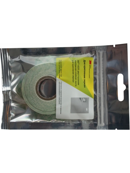 Монтажная лента для крепления зеркал 3М 4026 12 мм х 1,5 м 4631136349259