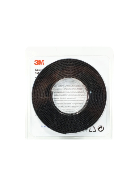 Многоразовая застежка 3М Dual Lock, чёрная, 25 мм х 5м 4687202874699
