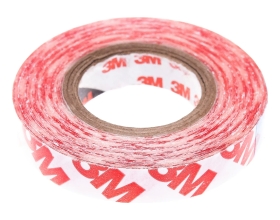 Двусторонняя лента на ПЭТ основе 3М 9088-200 прозрачная 9 мм х 5 м 4631136349228