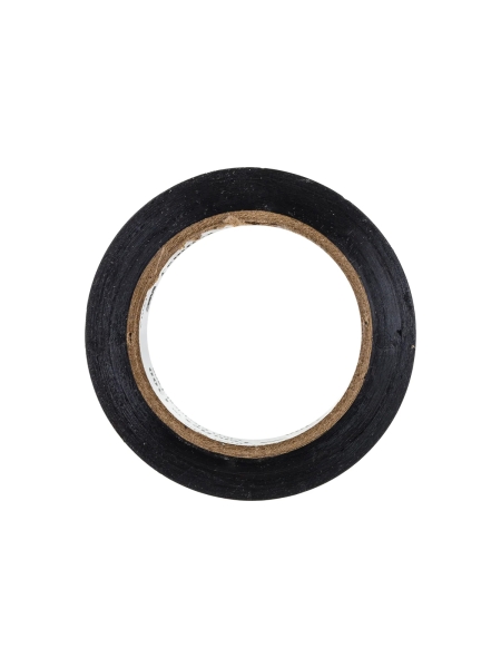 Изолента ПВХ универсальная черная, рулон 15 мм x 10 м