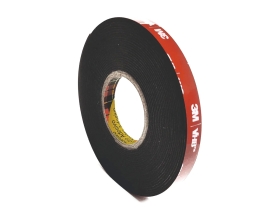 Сверхсильная двусторонняя клейкая лента 3М 5952F VHB 6мм х 5м, черная 5952F6