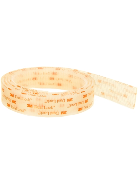 Многоразовая застежка 3М прозрачная, Dual Lock, 25 мм х 1,25 м 4687202299973