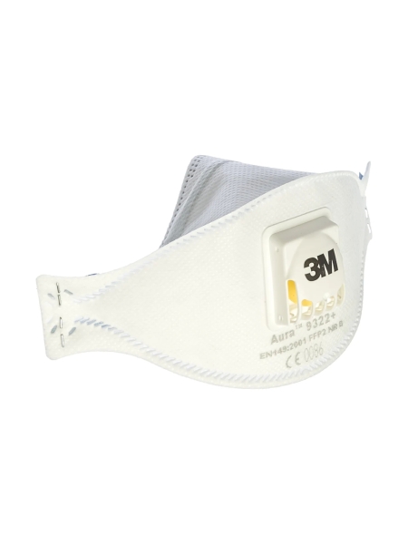 Фильтрующая полумаска для защиты от пылей и туманов (10 шт.) 3М Aura 9322+ 7100004175