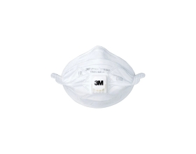 Полумаска противоаэрозольная фильтрующая 3М S FFP1 NR D, с клапаном выдоха 9161SV, 15 шт РОЗ