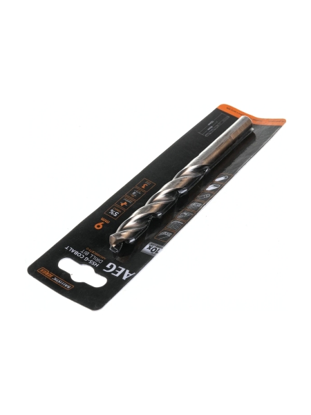 Сверло по металлу HSS-Co (9х81х125 мм) AEG AAKHSSCBT9-0 4932479339