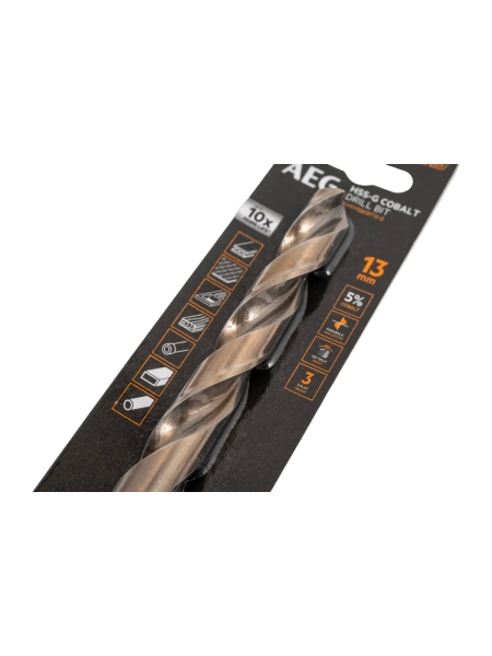 Сверло по металлу HSS-Co (13х101х151 мм) AEG AAKHSSCBT13-0 4932479343