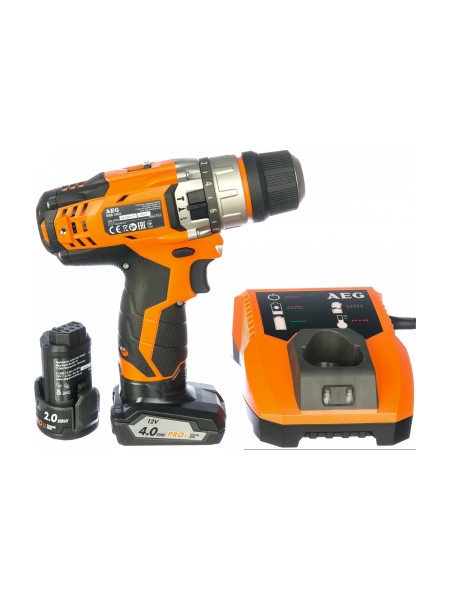 Аккумуляторная ударная дрель-шуруповерт AEG BSB12C2LI-X02B 4935451418