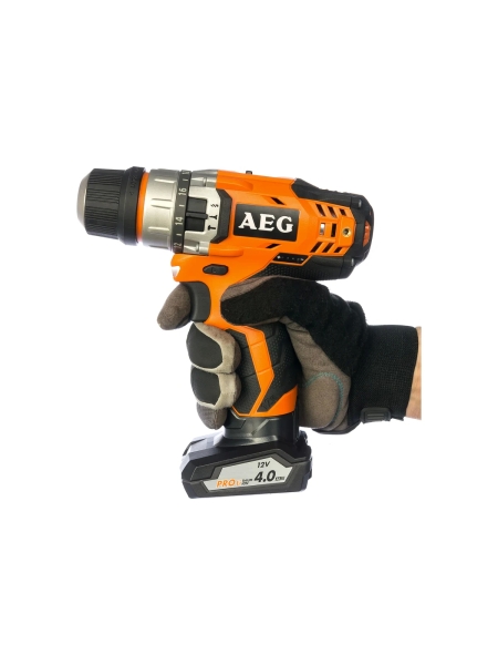 Аккумуляторная ударная дрель-шуруповерт AEG BSB12C2LI-X02B 4935451418