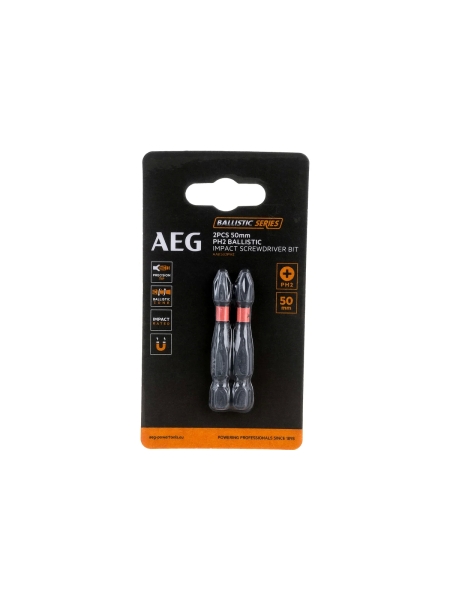 Биты ударные AAK502PH2 (2 шт; PH2; 50 мм) AEG 4932479165
