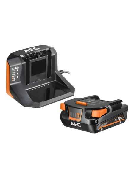 Набор зарядное устройство + аккумулятор SETL1820S 18В, 2Ач, Li-Ion AEG 4935478932