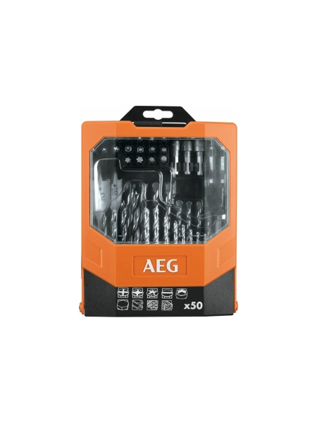 Набор бит и сверл AAKDD50 50 предметов AEG 4932472024