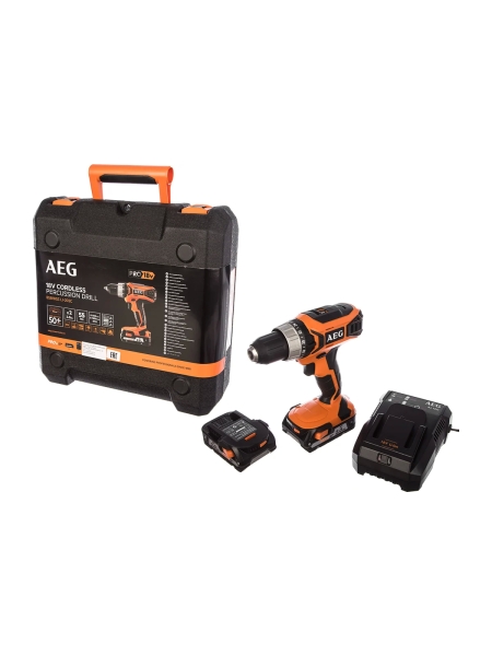 Аккумуляторная ударная дрель-шуруповерт AEG BSB18G3LI-202C 4935464103