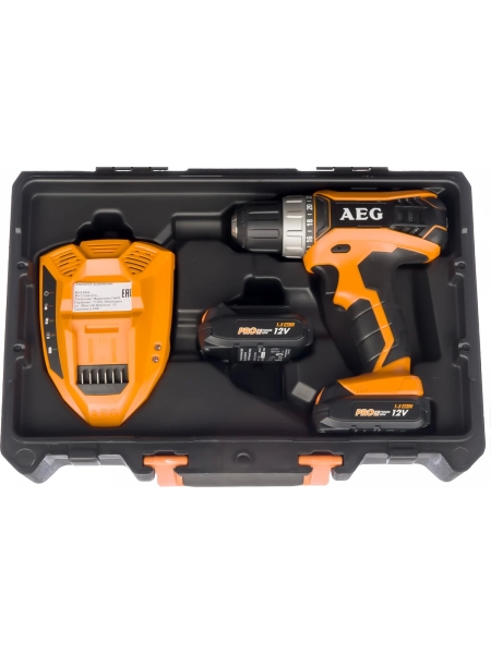 Аккумуляторная дрель-шуруповерт AEG BS12G3LI-152C 4935451090