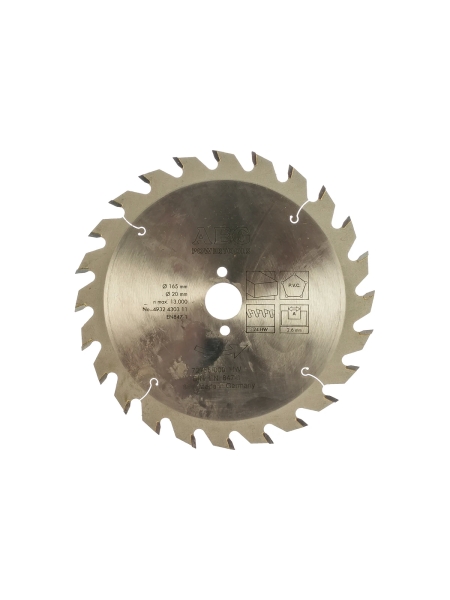Диск пильный по дереву (165x20 мм; 24Z) AEG 4932430311