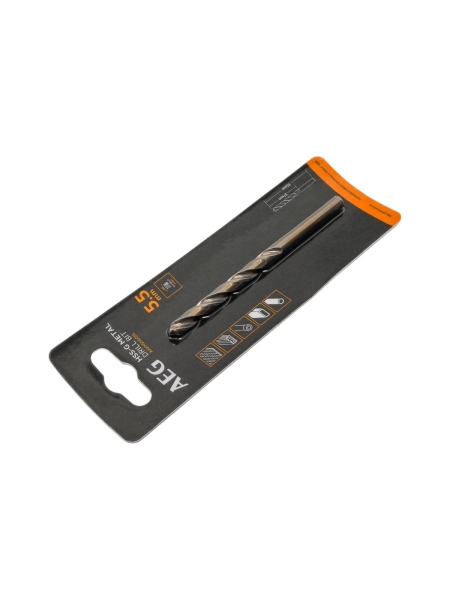 Сверло по металлу HSS-G (5.5х57х93 мм) AEG AAKHSSG055 4932479311