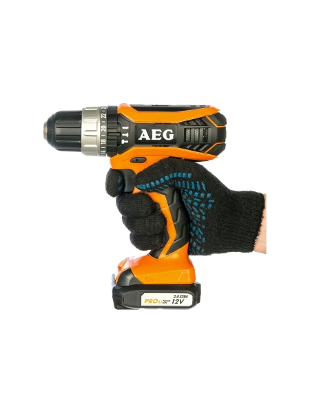 Аккумуляторная ударная дрель-шуруповерт AEG BSB 12G3 Li-202C 4935451531