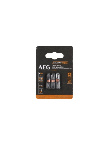 Биты ударные AAK253PH3 (3 шт; PH3; 25 мм) AEG 4932479169