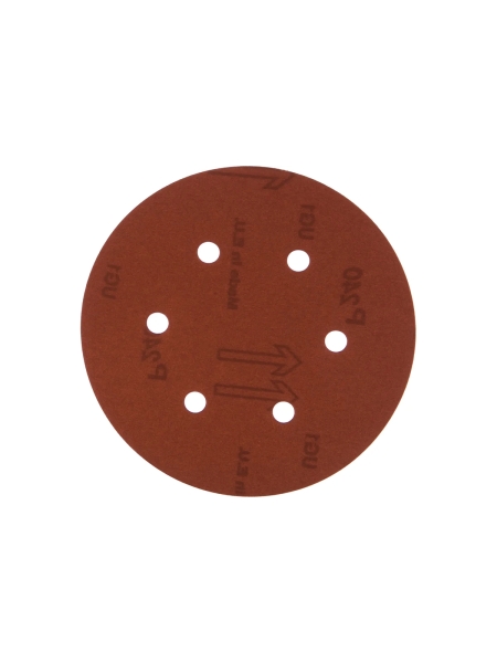 Лист шлифовальный на бумажной основе (5 шт; 150 мм; G240) AEG 4932430459