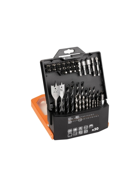 Набор сверл и бит (50 шт) AEG 4932430411