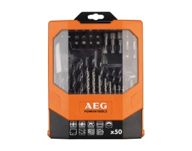 Набор сверл и бит (50 шт) AEG 4932430411