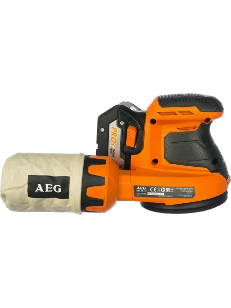 Эксцентриковая шлифмашина AEG BEX18-125 LI-402C 451087