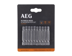 Биты 10 шт, Hex 5, 50 мм AEG ASDH55010 4932479525