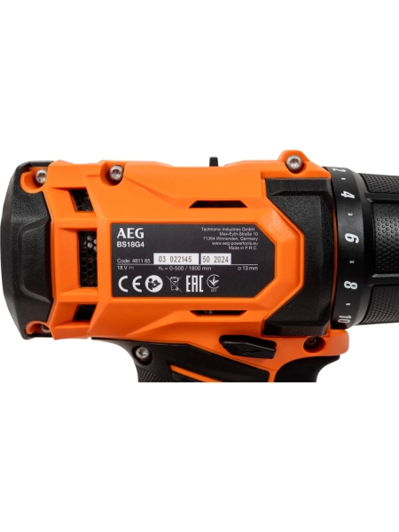Дрель-шуруповерт AEG BS18G4-202C 4935478630