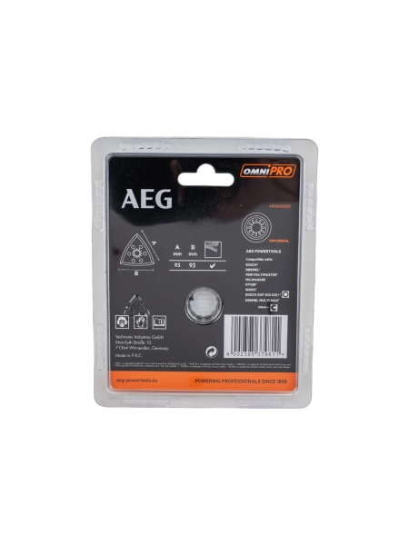 Подошва шлифовальная (93х93 мм) AEG 4932430320