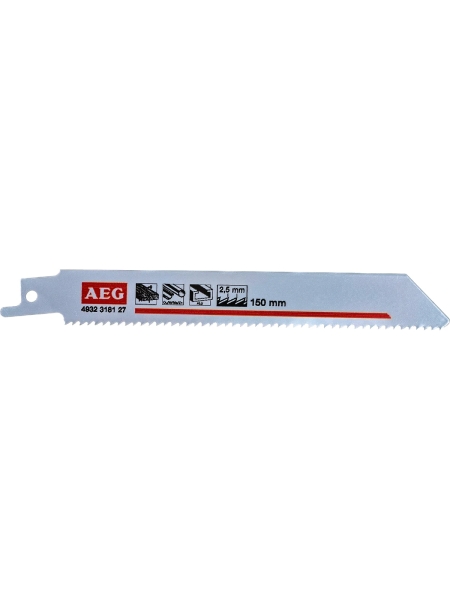 Полотно SZ BL 150X2.5 (3 шт) для сабельной пилы AEG 4932318127