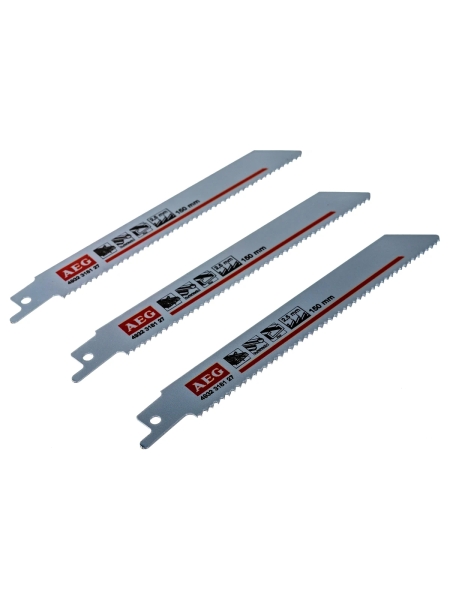 Полотно SZ BL 150X2.5 (3 шт) для сабельной пилы AEG 4932318127