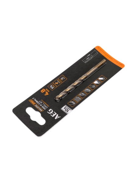 Сверло по металлу HSS-Co (4.8х52х86 мм) AEG AAKHSSCBT4-8 4932479331