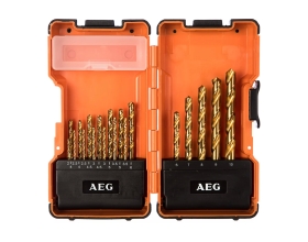 Набор сверл по металлу HSS-G TIN (19 шт; 2-10 мм) AEG 4932352245