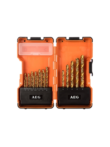 Набор сверл по металлу HSS-G TIN (19 шт; 2-10 мм) AEG 4932352245