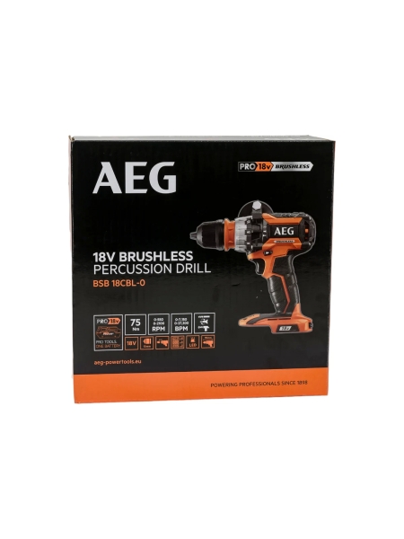 Бесщеточная аккумуляторная дрель-шуруповерт AEG BSB18CBL-0 4935451082