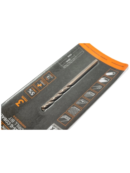 Сверло по металлу HSS-Co (3х33х61 мм) AEG AAKHSSCBT3-0 4932479325