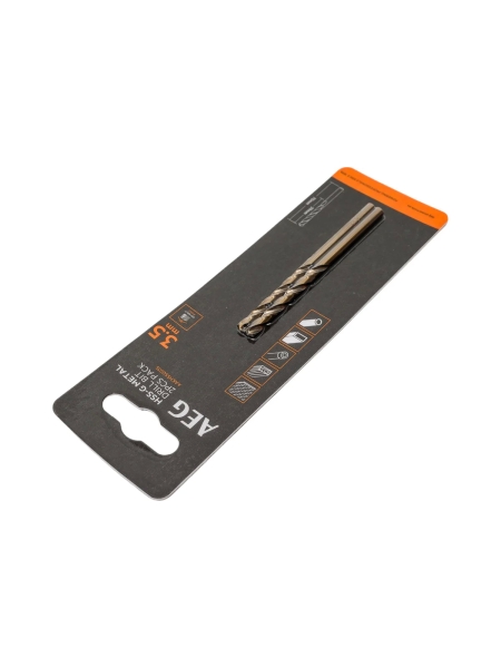 Сверло по металлу HSS-G (2 шт; 3.5х39х70 мм) AEG AAKHSSG035 4932479307