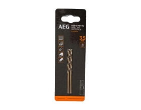Сверло по металлу HSS-G (2 шт; 3.5х39х70 мм) AEG AAKHSSG035 4932479307