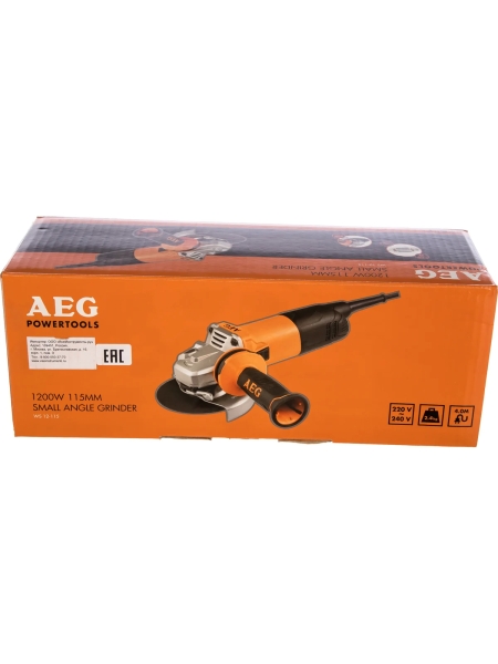Угловая шлифмашина AEG WS12-115 4935451408