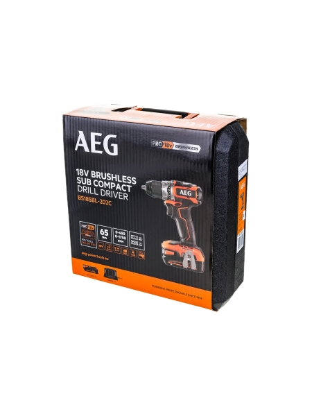 Бесщеточная аккумуляторная дрель-шуруповерт AEG BS18SBL-202C 4935472277