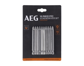 Биты 10 шт, PZ2, 90 мм AEG ASDPZ29010 4932479518