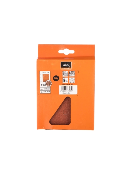 Лист шлифовальный (10 шт; 115x140 мм;G120) для FDS 140 AEG 4932352426