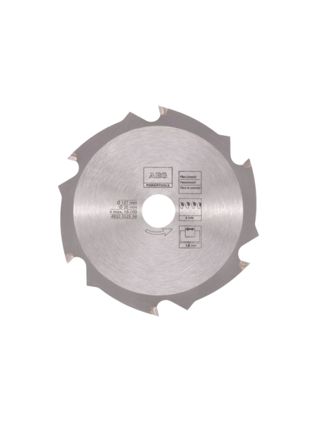 Диск пильный (6 зубьев; 127х20х1,8 мм) по гипсокартону и ЦСП для циркулярных пил AEG 4932352534