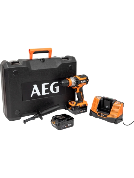 Бесщеточная аккумуляторная дрель-шуруповерт AEG BSB18CBLLI502C 4935459396