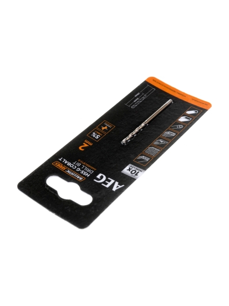 Сверло по металлу HSS-Co (2х24х49 мм) AEG AAKHSSCBT2-0 4932479323