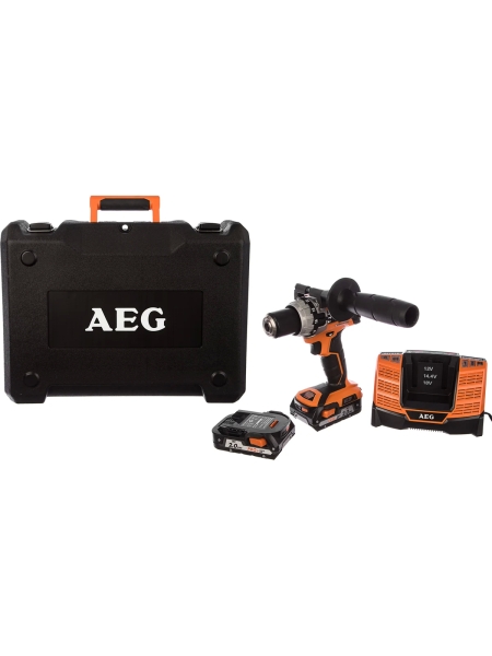 Бесщеточная дрель-шуруповерт AEG BSB18C2BL LI-202C 4935464096