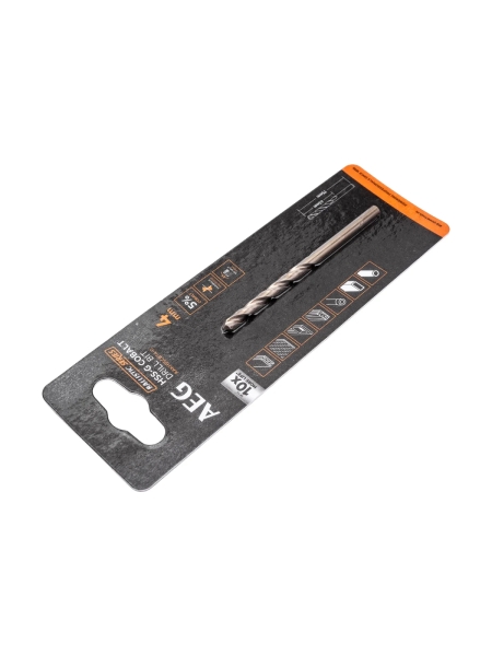 Сверло по металлу HSS-Co (4х43х75 мм) AEG AAKHSSCBT4-0 4932479328