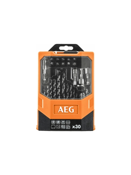 Набор бит и сверл AAKDD30 30 предметов AEG 4932472023